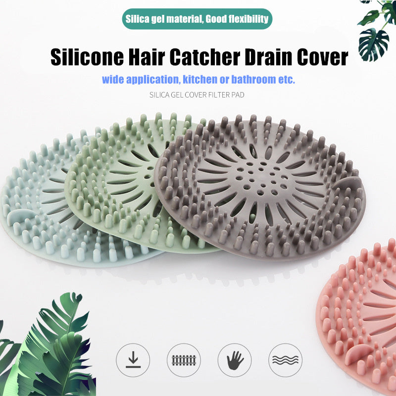 Silicone Hair Catcher Drain Covers(5 Pack)