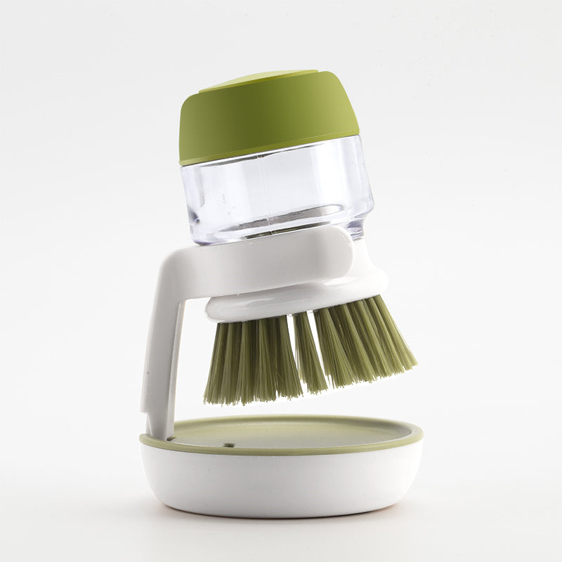 Soap Dispensing Palm Dishwashing Brush