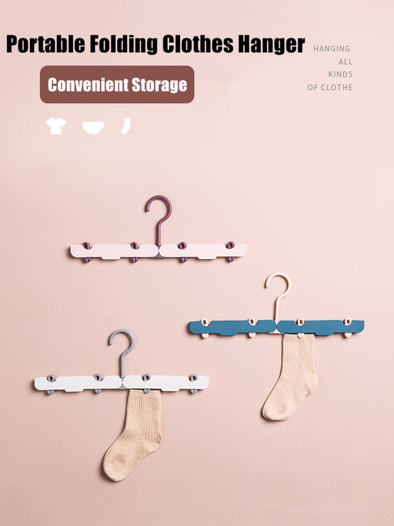 Portable Folding Clothes Hangers (4 PCS)