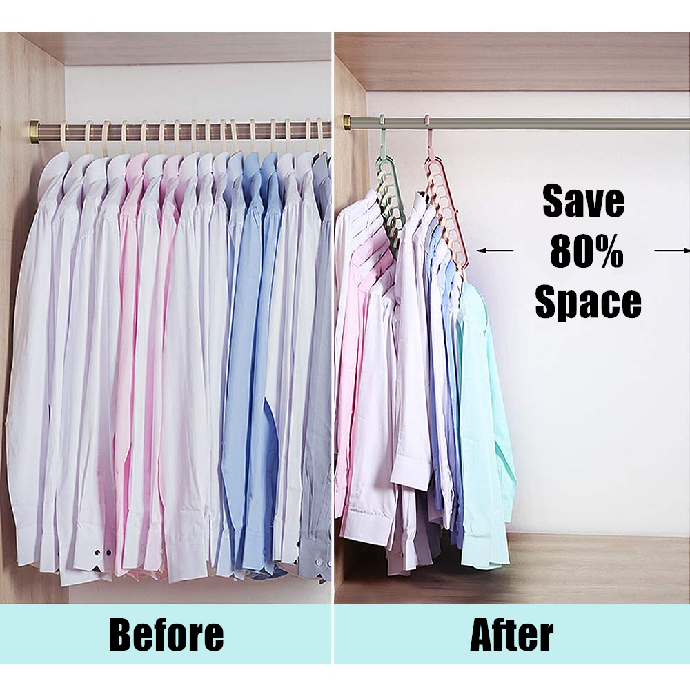 Magic Space Saving Clothes Hangers(4 Pack)