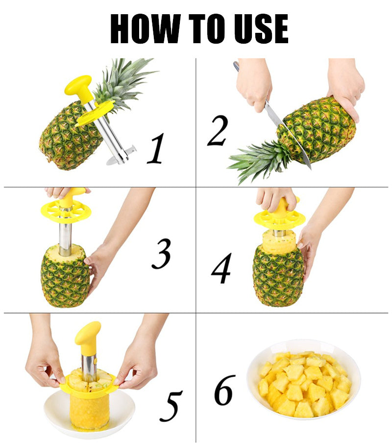 Pineapple Peeler Slicer Corer