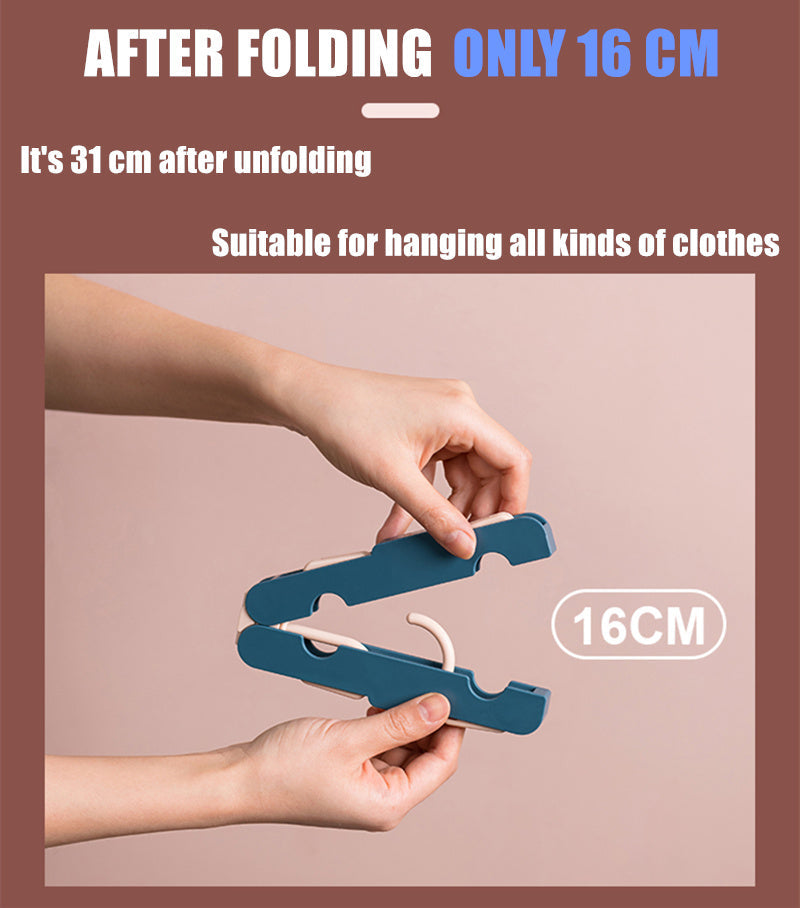 Portable Folding Clothes Hangers (4 PCS)