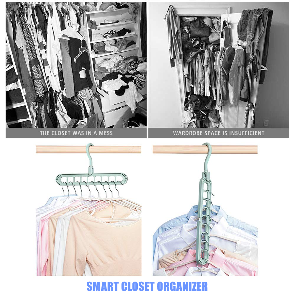 Magic Space Saving Clothes Hangers(4 Pack)