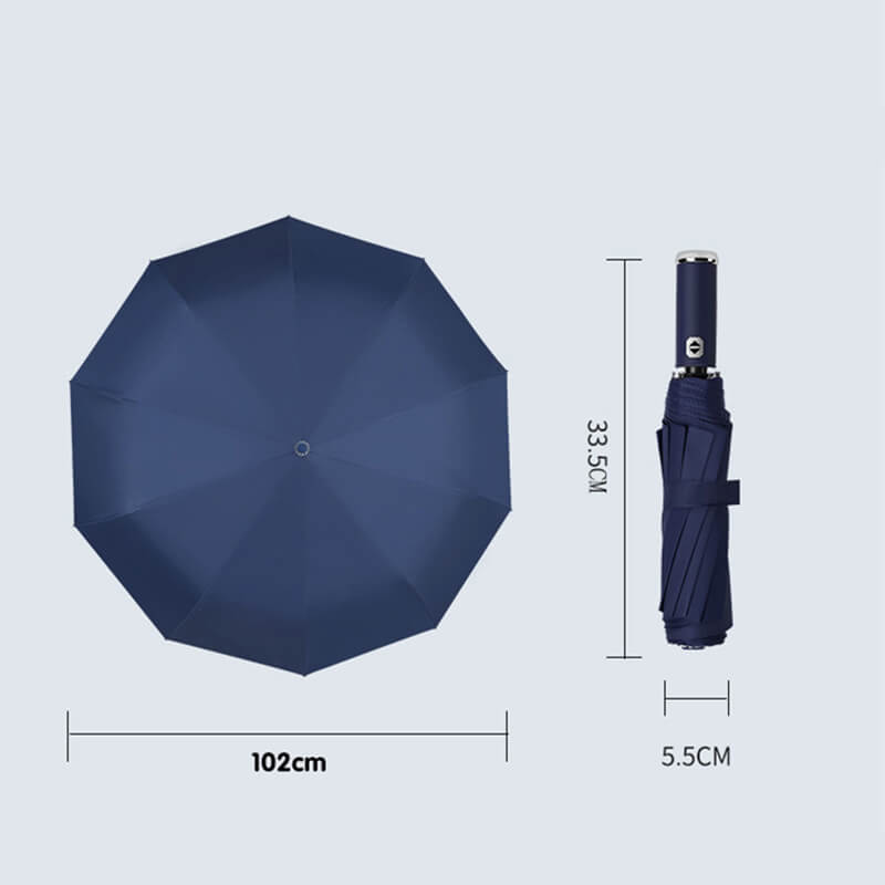 Automatic Folding LED Flashlight Umbrella