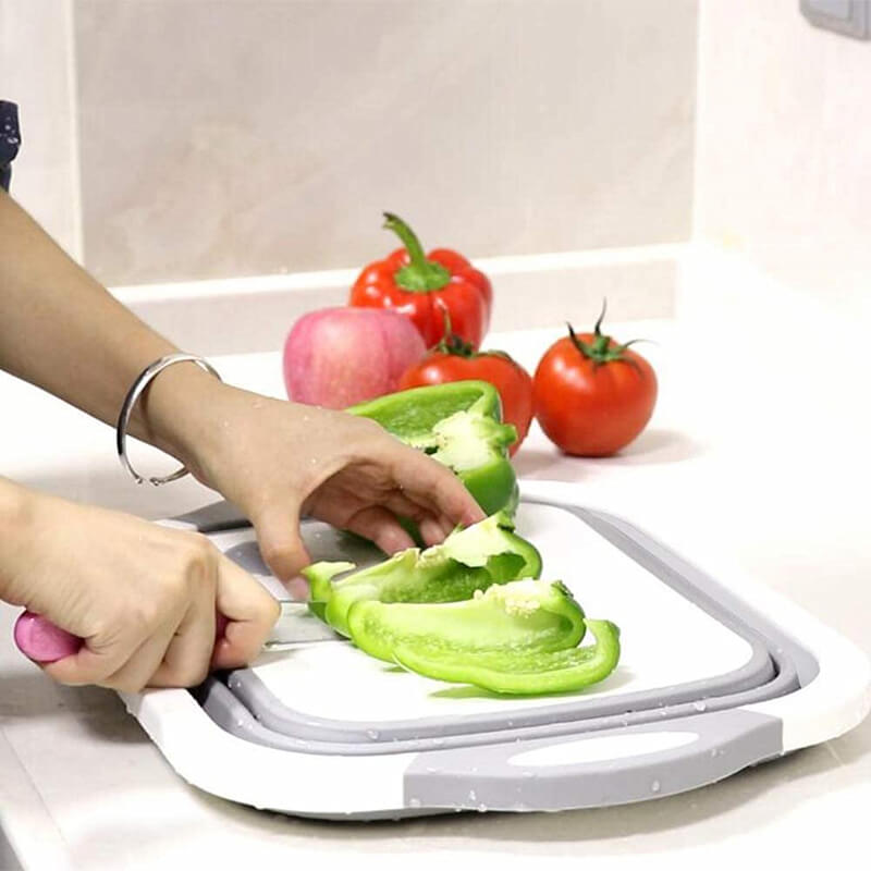 Collapsible Cutting Board Dish Tub