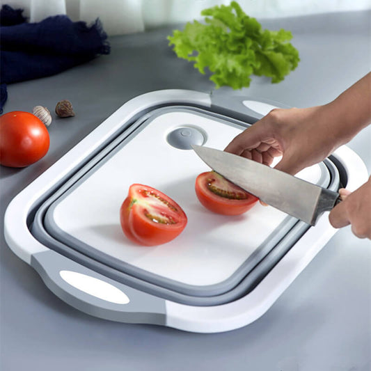 Collapsible Cutting Board Dish Tub