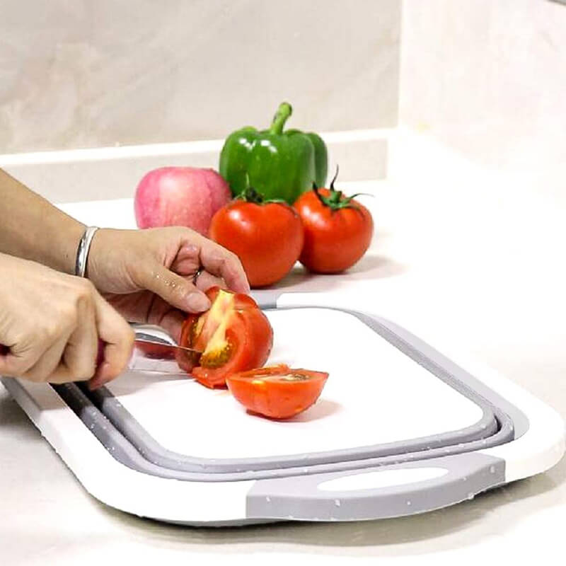 Collapsible Cutting Board Dish Tub