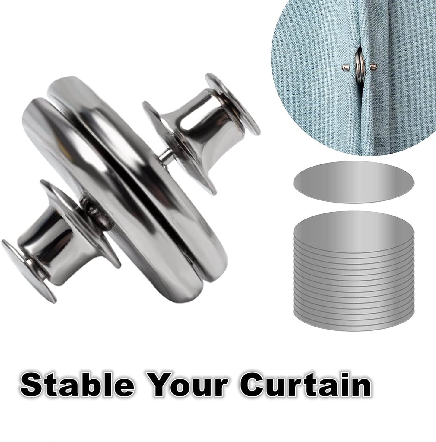 Curtain Magnetic Buckle (5 Pairs)