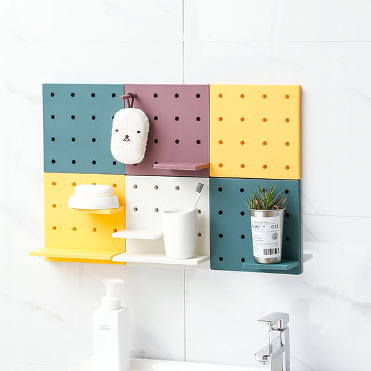 DIY Plastic Pegboard Wall Panel Kits (2 Pack)