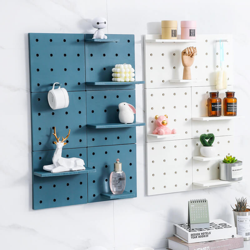 DIY Plastic Pegboard Wall Panel Kits (2 Pack)