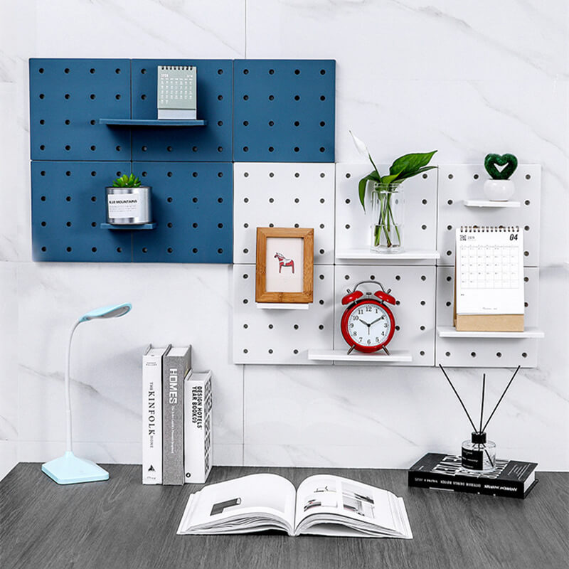 DIY Plastic Pegboard Wall Panel Kits (2 Pack)