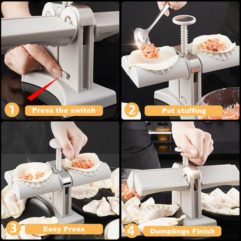 Double Dumplings Maker Mold