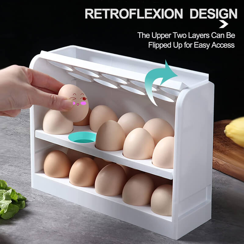 Egg Storage Container for Refrigerator Door