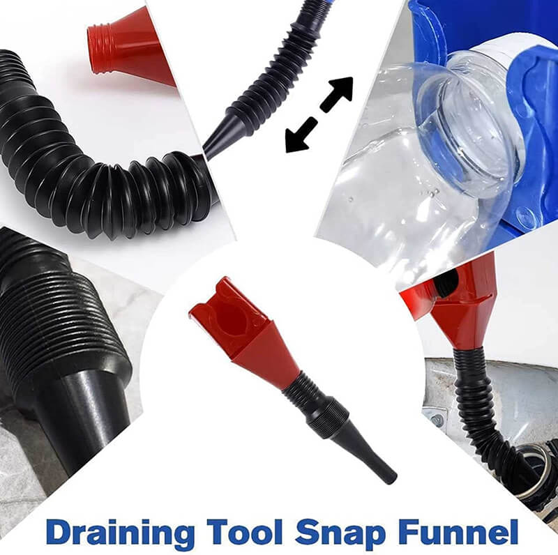 Flexible Plastic Funnel (2 PCS)