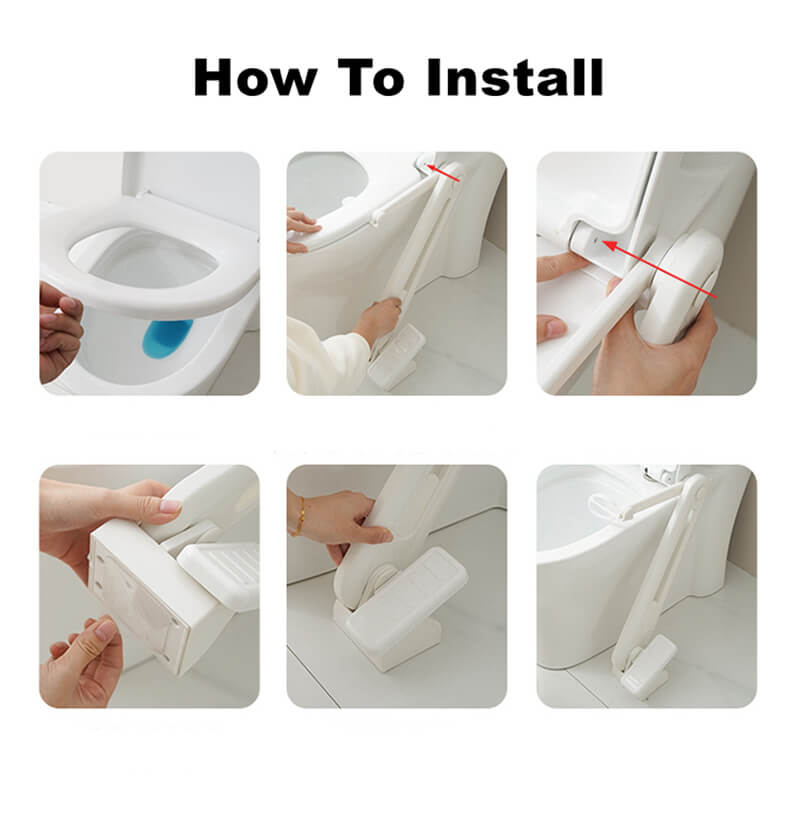 Foot Pedal Toilet Lid Lifter