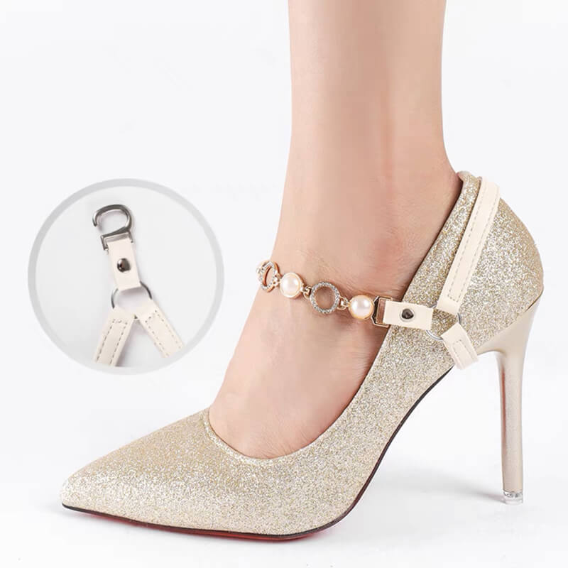 High Heels Pearl Diamond Anti Slip Strap