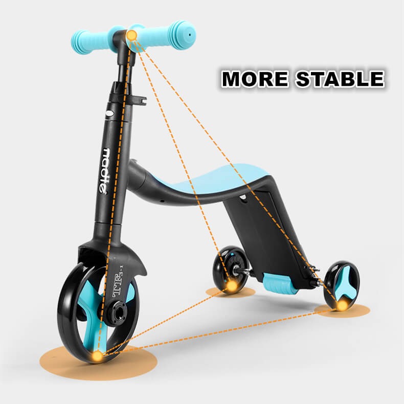 3 in 1 Kick Scooter for Kids