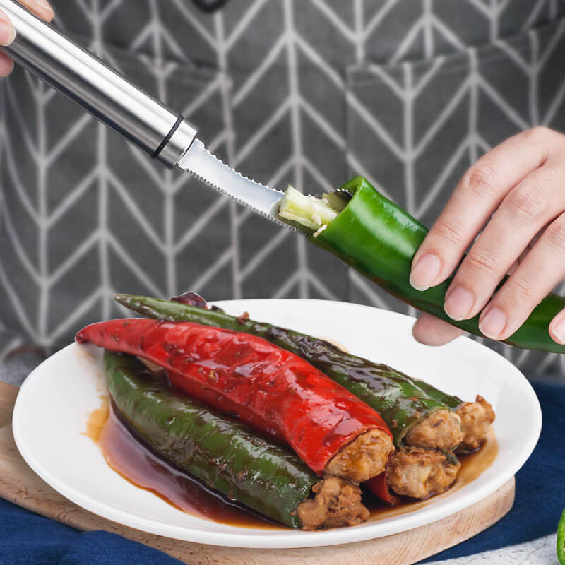 Stainless Steel Pepper Corer