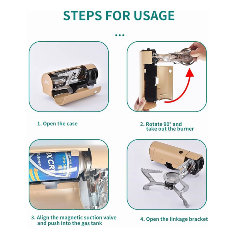 Portable Folding Cassette Stove