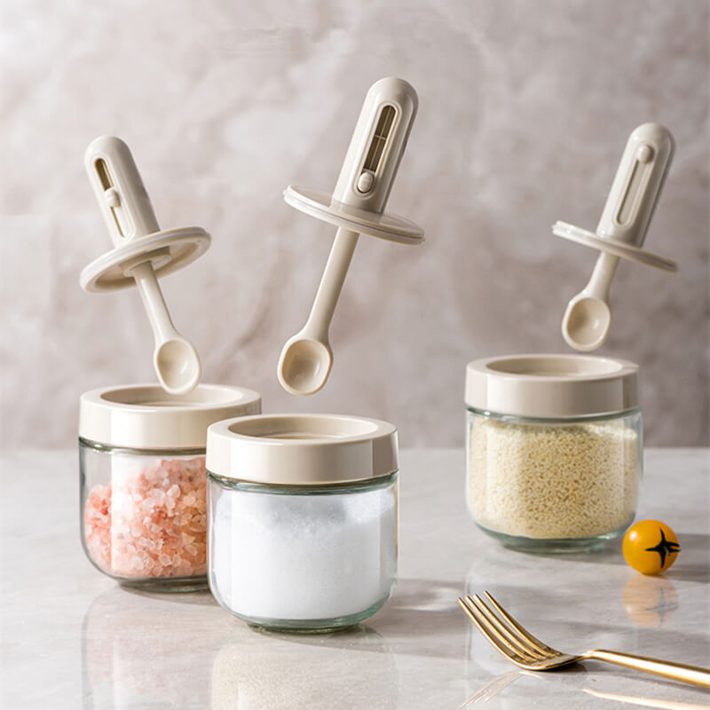 Retractable Spoon Seasoning Bottle (2 PCS)