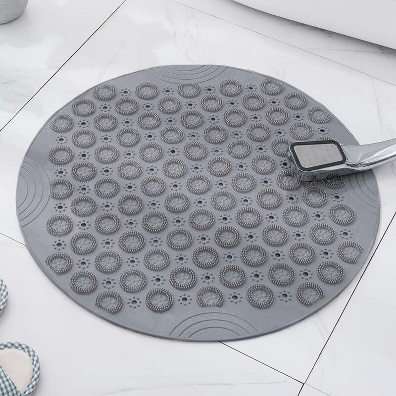 Bathroom Round Silicone Non-Slip Mat