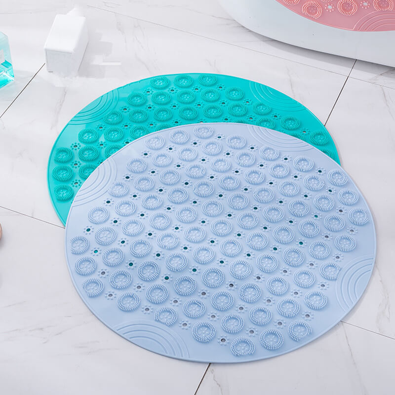 Bathroom Round Silicone Non-Slip Mat