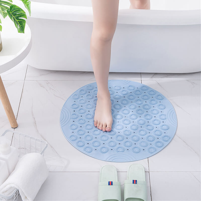 Bathroom Round Silicone Non-Slip Mat