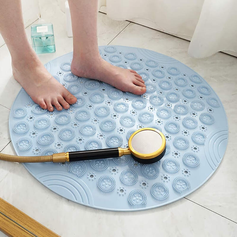 Bathroom Round Silicone Non-Slip Mat