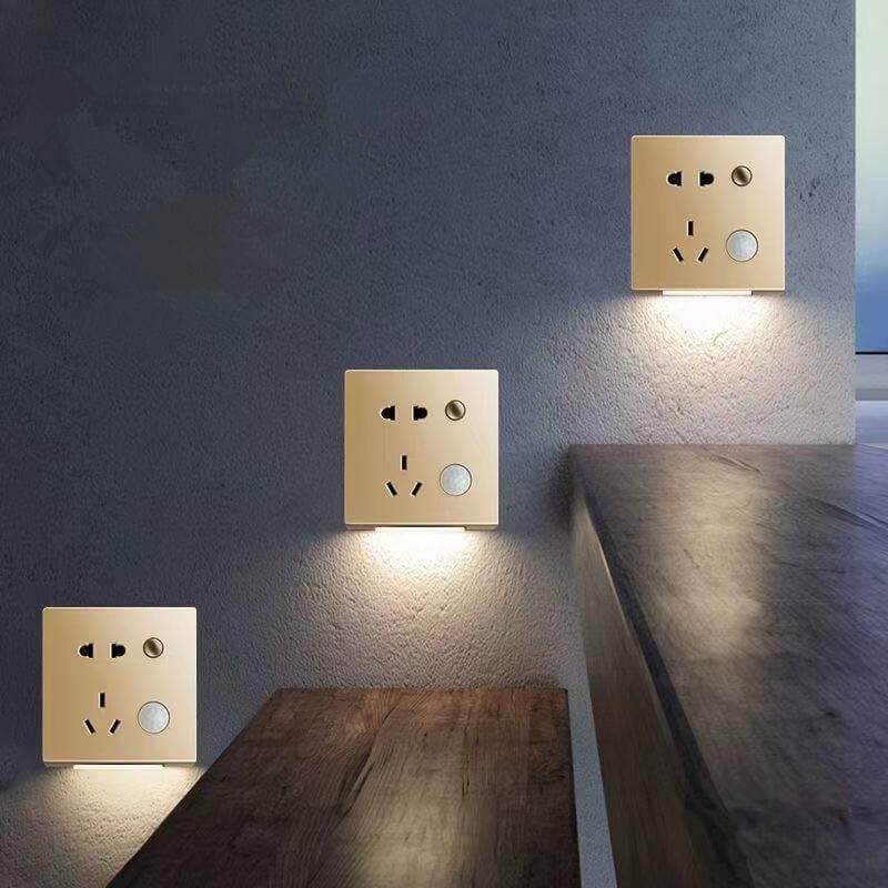 Sensor LED Night Light Outlet