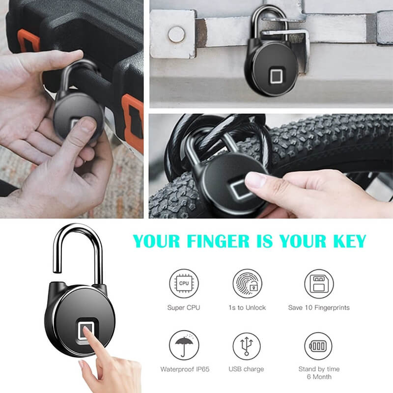 Smart Fingerprint Padlock