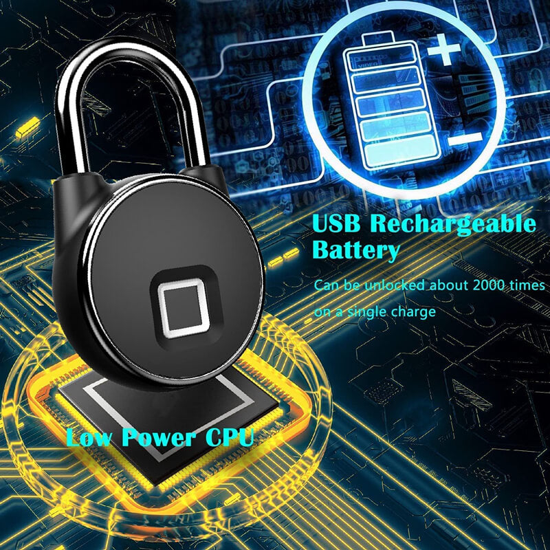 Smart Fingerprint Padlock