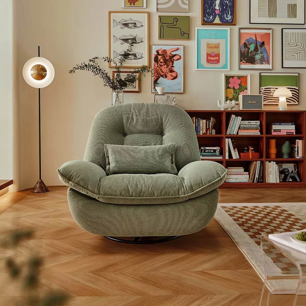 Swivel Rocking Recliner  -  Purchase Link is https://shrsl.com/3qv8i