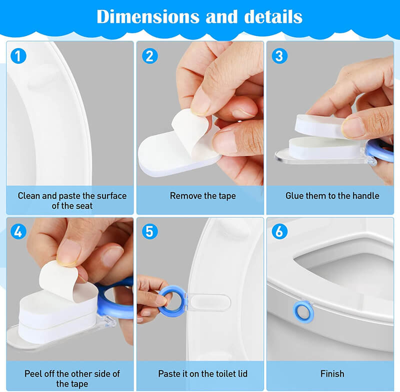 Toilet Lid Lifter (3 PCS)