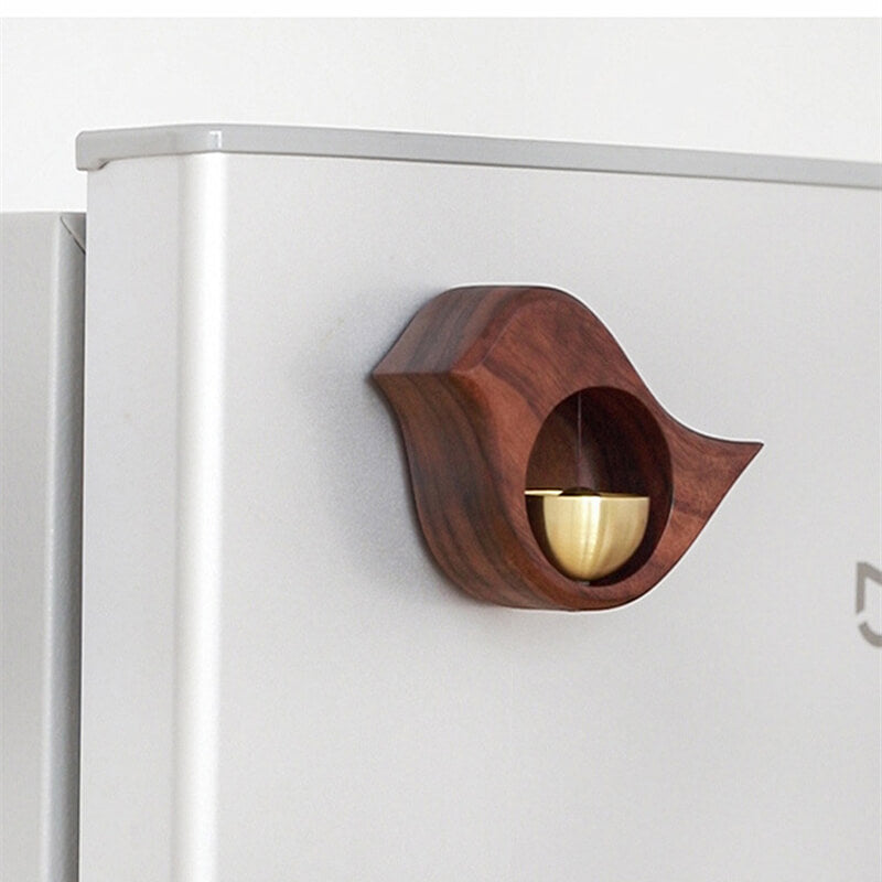 Handmade Black Walnut Bird Doorbell